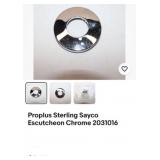 400 pcs Sterling Sayco Escutcheon in Chrome