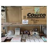 Assorted Items Pictured on Rack