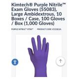 3 cases Kimtechï¿½ Purple Nitrileï¿½ Exam Gloves