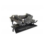 2 pcs Allen and Roth Gas Log Set for Fireplace-