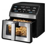 6 pcs Gourmia Digital 8 qt Air Fryer, Black -