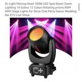 2 pcs DJ Light Moving Head 180W LED Spot Beam
