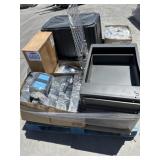 Assorted Items: Dispensers, Storage Bins, and More