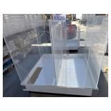 1 pc large, clear acrylic display cabinet with