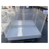 2 pcs large clear acrylic display cabinet with a