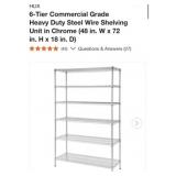 2 sets Assorted Model 6 shelf storage Units in