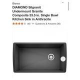 (1) Blanco DIAMOND Silgranit Undermount Granite