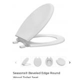 24 pcs Seasonsï¿½ Beveled Edge Round Wood Toilet