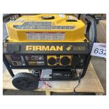 (1) Firman GAS PORTABLE GENERATOR 4550W REMOTE