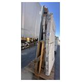 Assorted Items: Shower Doors, Closet doors, and