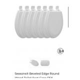 8 boxes of 6 pcs Seasonsï¿½ Beveled Edge Round W