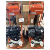 2 Pcs Husqvarna Gas Pressure Washers- Visible Use