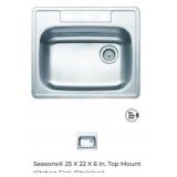 9 pcs Seasonsï¿½ 25 X 22 X 6 In. Top Mount Kitchen