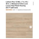 285 Sq. Ft. Lathem Pine 12 MIL x 7 in. W x 48 i