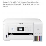 4 pcs Epson EcoTank ET-2760 Wireless Color