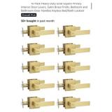 2 sets of Voraus 10 Pack Brushed Gold Door