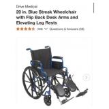 2 pcs (1) Drive Medical Wheelchair (1) Wipe
