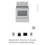 (1) Seasons 30 In. W 5.2 Cu. Ft. Smooth Top