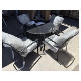 5 pcs patio set (4 chairs ) (1 table )