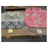 25 Pcs Beach Bags and Cooler Tote