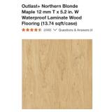 206 sq. Ft. Outlast+ Northern Blonde Maple 12 mm