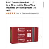 6 packs R-6.3 Comfortboard 80 1-1/2 in. x 24 in.