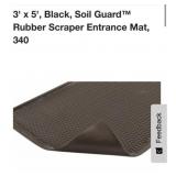 6 pcs 3' x 5', Black, Soil Guardï¿½ Rubber Scraper