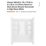 (1) Classic 500 60 in. W x 73.25 in. H x 32 in. D