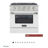 (1) NEW Kucht KNG301-30 Inch Gas Range with