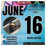 Next auction June 16 at 10am