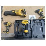 4 Pcs DeWalt Tools- Working Condition