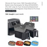 252 packs of 2 pcsSilicone Air Fryer Liners