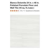117 sq. Ft. Bianco Dolomite 24 in. x 48 in.