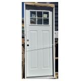 1) 32 in. x 80 in.  Steel Door With Threshold