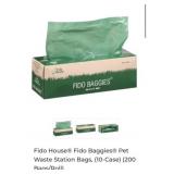 6 boxes of 10-Case) (200 Bags/Roll) Fido Houseï¿½