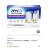 8 packs Zevo Flying Insect Trap Starter Kit, 2