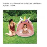 25 pcs Play Day Inflatable Unicorn Shade Pool,