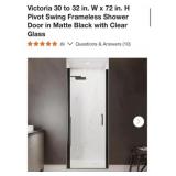 2 pcs Victoria 30 to 32 in. W x 72 in. H Pivot