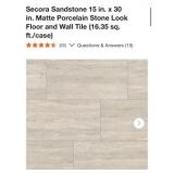 441 Sq. Ft. Secora Sandstone 15 in. x 30 in.