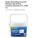 3 boxes 1000 ct. Single-Ply Roofing Corrosion