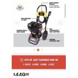 (1) 3400 psi 2.5 GPM Gas Cold Water Pressure