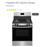 (1) Frigidaire 30" Electric Range Stove- Visible
