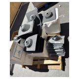 Aprox 180 pcs of roffing flashings