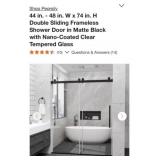 3 pcs Peorsily 44 in. - 48 in. W x 74 in. H