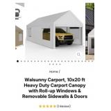 (2) Walsunny Heavy Duty Carport Canopies (1) 12