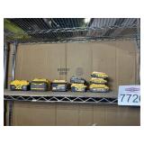 8 pcs Assorted Sizes DeWalt Batteries