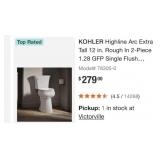 3 pcs Assorted Toilets: Kohler and American