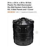 2 pcs NDS 24 in. x 24 in. x 29 in. 50 Gal. Plastic