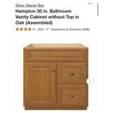 2 pcs Assorted Cabinets (1) Glacier Bay Bathroom