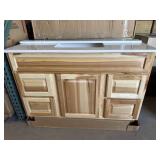 48 inch. Vanity with quartz top
